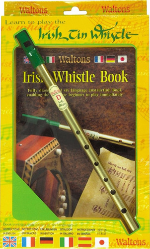 Flauta Irlandesa Tin Whistle En D Re + Libro