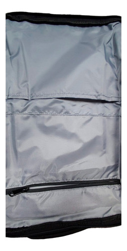 Mochila de viagem Cougar Vanguard, cor preta, design de tecido liso