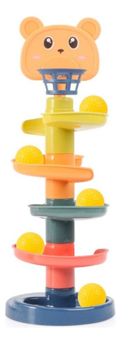 Juguete Para Bebés Stacking Track Rolling Ball Tower Baby De