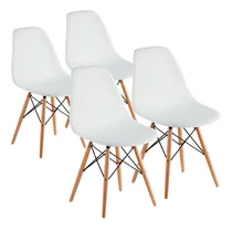 Comprar Set X4 Sillas Eames Ideal Comedor Living Varios Colores