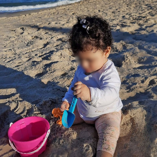 Balde Areia Pequeno Infantil Praia Parque Acessórios 8 Peças