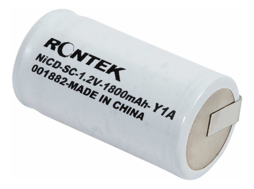 Kit Com 5 Bateria Sc C/ Terminal 1800mah 1,2v Ni-cd Sub-c