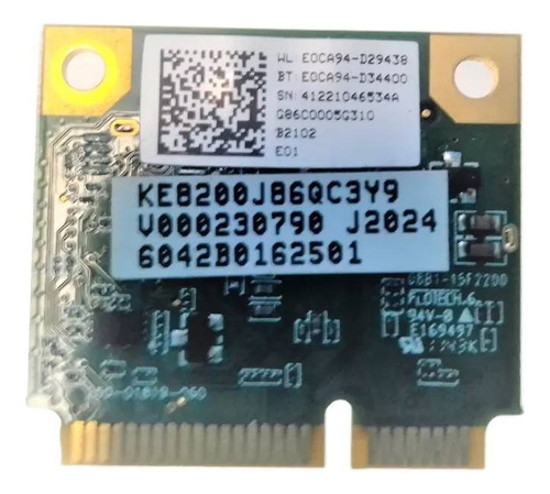 Tarjeta De Red Toshiba Satellite C655 C655d Ar5b195 (Usado)