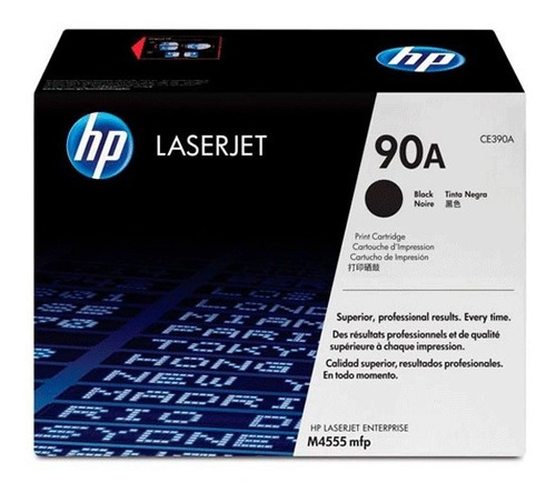 Toner Hp Ce390a (90a) L.j.4555 Black (10k Pag)