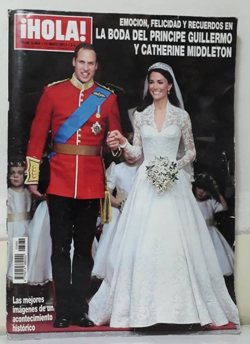 Revista Hola Nro. 4384 Boda Real Guillermo De Inglaterra