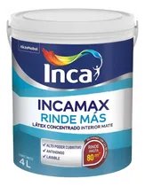Comprar Incamax Rinde Más Látex Interior Lavable Concentrado 10 Lts
