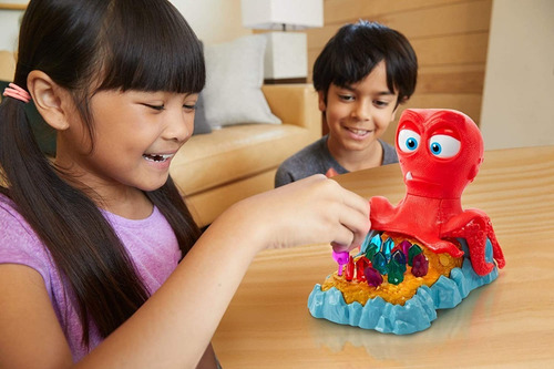 Juego De Mesa Pulpo La Fortuna+gemas Colores Mattel Juguete