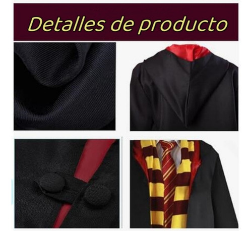 Túnica De Harry Potter Disfraz De Cosplay Clásico Para Niños