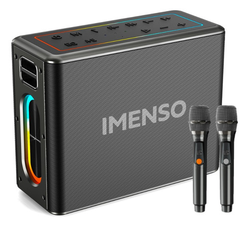 Caixa De Som Portátil Bluetooth Imenso X32 120w Ipx4 C/ 2mic Cor Preto