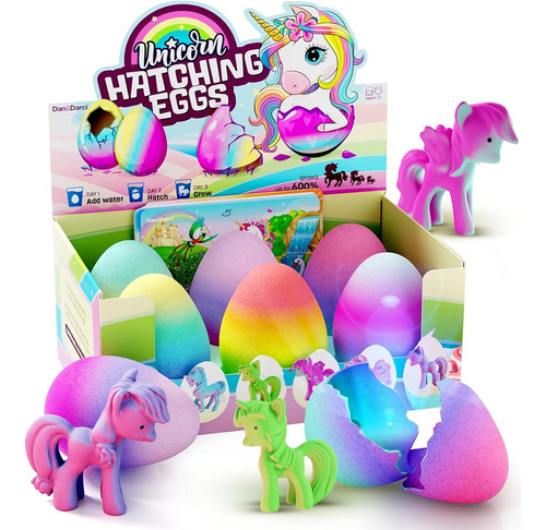 Unicornio Hatching Surprise Eggs For Kids - 6 Pack - Crece 6