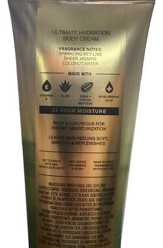 Bath And Body Works Crema Hidratante Coconut Lime Verbena