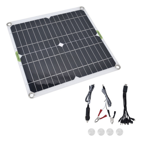 Panel De Energía Solar Portátil 200w 5v Impermeable Ligero