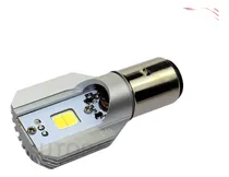 Comprar 1pc Xenon Blanco Cob Ba20d H6 Led Motos Carretera Bajo Bombi