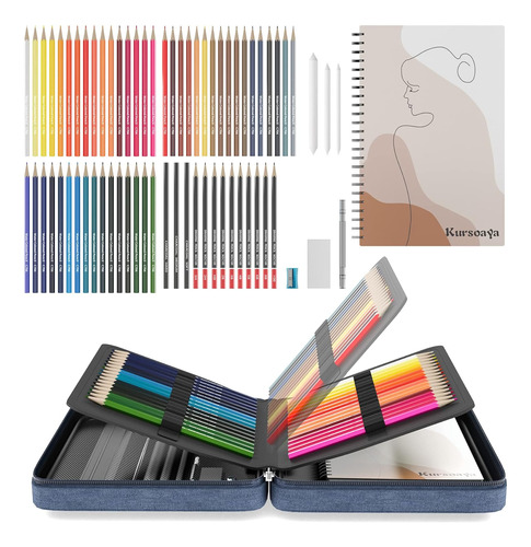 Art Supplies Sketching Drawing Kit, 69 Pack Art Set Wit...