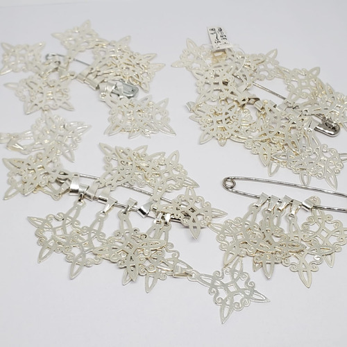 Cadena Plata + Dije Plata Nudo De Bruja