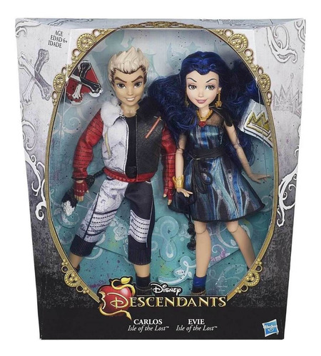 Muñecas Descendientes Carlos Y Evie Originales Hasbro