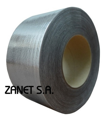 Cinta Adhesiva De Aluminio Reforzado Con Rafia 24 Mm X 25 M - 10 Rollos