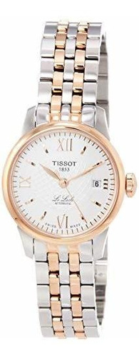 Tissot Le Locle Plata Dial Acero Inoxidable Reloj De Señoras