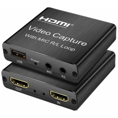 Placa De Captura Audio Video 4k Hdmi 1080p Usb - Keibidu