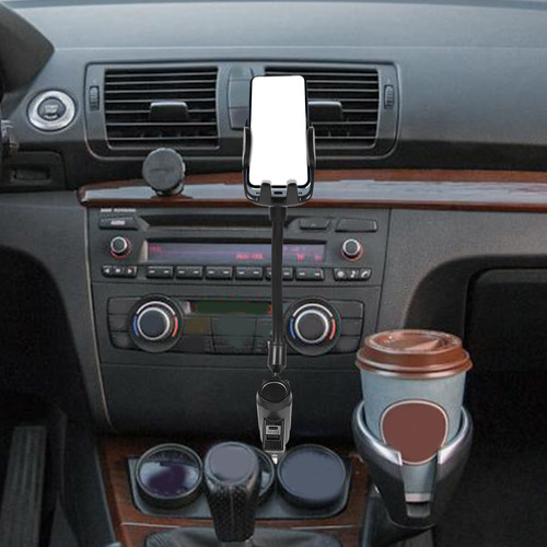 Soporte De Coche Con Doble Puerto Usb Para Teléfono Móvil, C