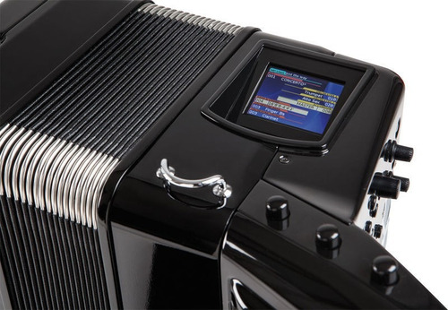 Acordeon digital Roland Fr 8x Bk cor preto V-Accordion