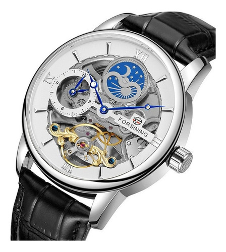 Forsining Reloj Mecánico Tourbillon Impermeable