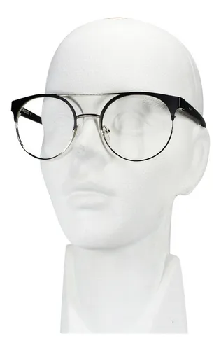 comprar Lente Armazón Oftalmico Redondo Metalico Moda Annie 8010