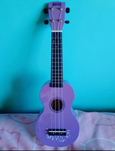 Ukelele Soprano Mahalo Mr1pp Color Violeta + Funda Violeta (Usado)