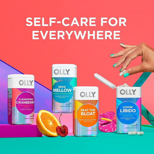 Imagen 5 de 7 de Olly Cleansing Cranberry | Apoyo Tracto Urinario 40 Cápsulas Sabor Sin Sabor