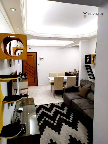 Cobertura Com 2 Dormitórios À Venda, 67 M² Por R$ 450.000 - Vila Pires - Santo André/sp - Co0880