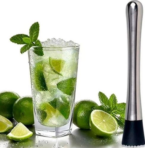 Macerador Inox 20,5 Cm Caipirinha Bartender Socador Limão