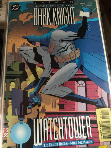 Comic Batman: Legends Of The Dark Knight #55 Dic 1993.