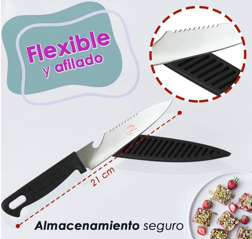 Imagen 4 de 8 de Set 2 Tabla Para Picar Cortar Verduras Frutas + Cuchillo
