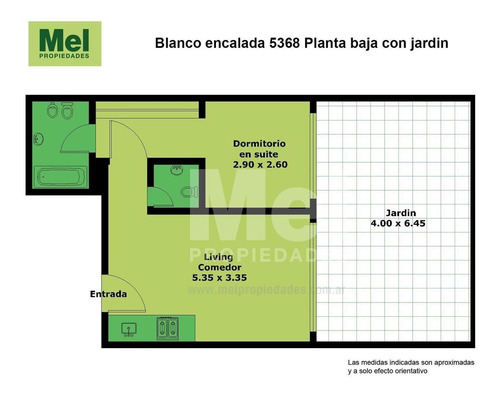 Imagen 5 de 5 de Blanco Encalada 5368, 2 Amb Con Jardin