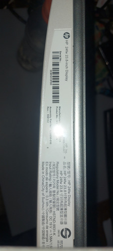 Placa Botonera Monitor Hp 24fw 23.8 (Usado)