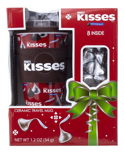 Hershey's Kisses Con Taza Cerámica De Viaje Con Tapa