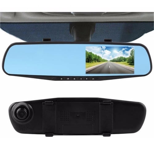 Doble Camara Espejo Retrovisor + Cámara Retroceso, 4.3 PuLG