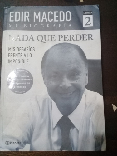 Libro**nada Que Perder** De Edir Macedo