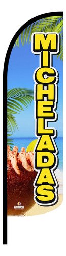 Funda Para Bandera Publicitaria Corona Doble Hielo (4x1 Mts)