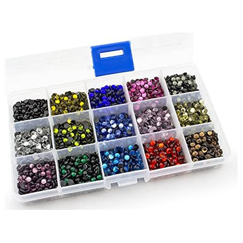 Cristales De Estrás Termoadhesivos Ss20 De 5 Mm Caja D...