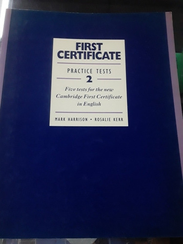 First Certificate Practice Test 2 - Primera Edicion- Oxford 