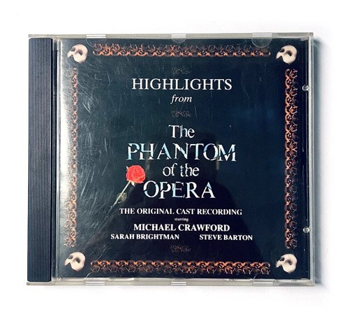 Highlights From The Phantom Of The Opera Cd Importado Us