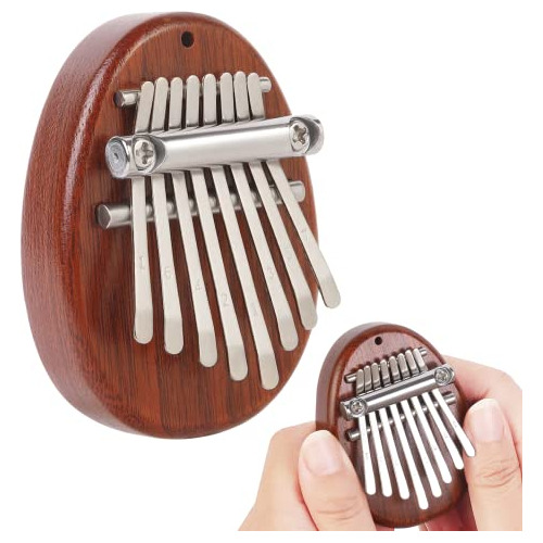 Mini Kalimba Thumb Piano 8 Llaves, Madera Finger Thumb Piano