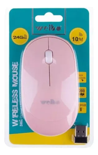 Mouse Weibo Inalambrico Escritorio Usb 2.4 Colores Rf-2822b