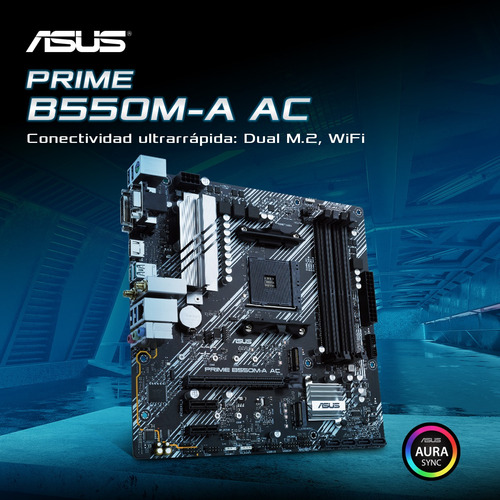 Computadora Escritorio Ryzen 5600g Asus B550m-a 16gb Ram Rgb (Usado)