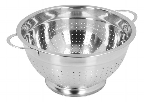Cesta Coladora De Frutas Multiusos De Acero Inoxidable