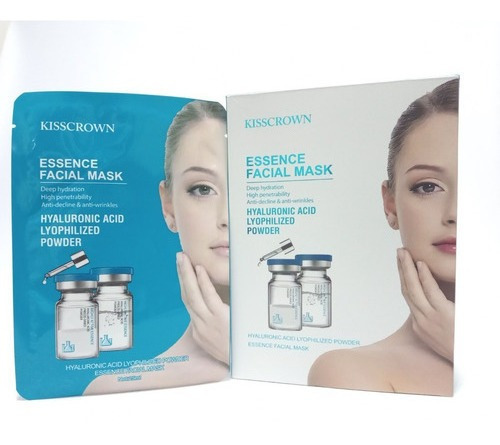 Mascarilla Facial Ácido Hialurónico Y Polvo Liofilizado Todo Tipo De Piel