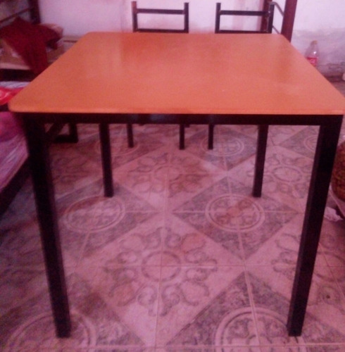 Mesa De Hierro 80x80 Caño 40*40