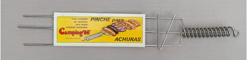 Pinche Triple Para Asar Achuras Chorizo Verduras - Nuevo