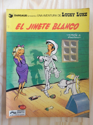 Lucky Luke El Jinete Blanco! Ediciones Junior 1977! Espanhol